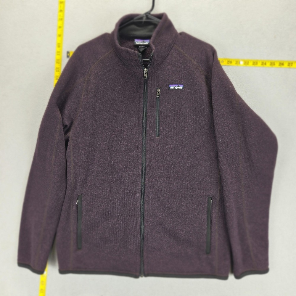 Patagonia Jacket Mens Large Purple Better Sweater Fleece Full Zip Hiking Outdoor